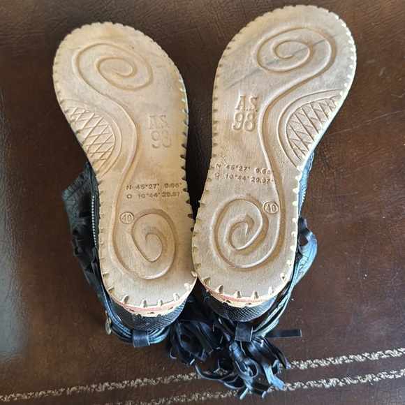 A.S. 98 Petrona Leather Sandals - Picture 9 of 12